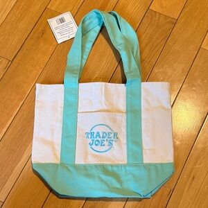 Trader Joe's mini pastel green Tote Bag